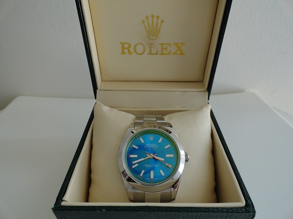 Rolex-Milgauss-Blue-Dial-Replica-Watches