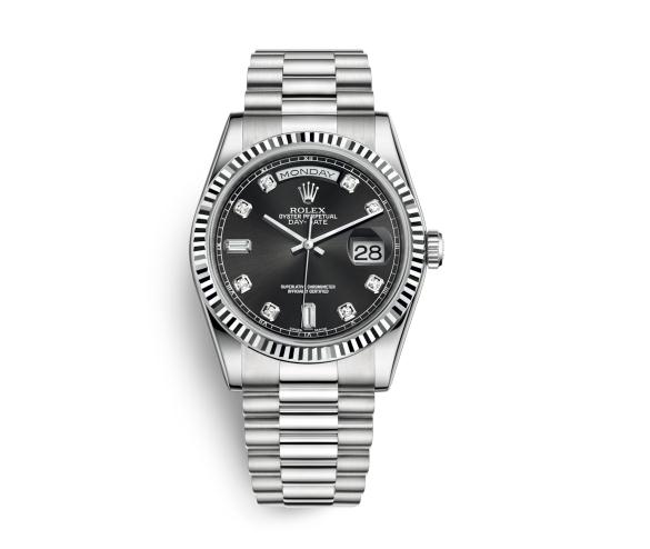 The luxury fake Rolex Day-Date 36 118239 watches decorated with diamonds and sapphires are worth for you.